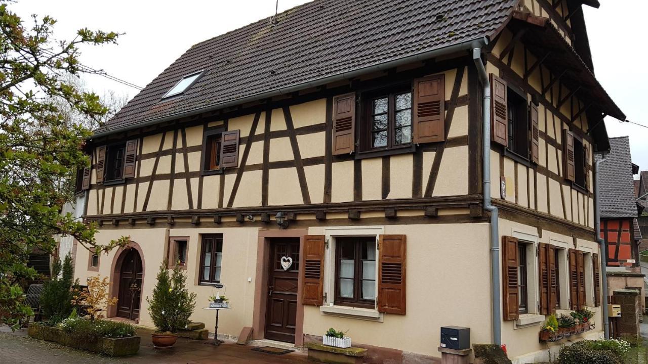 Au Petit Ruisseau-etage Et Combles-maison Alsacienne 4 Personnes 4 Nuitees Minimum Ferienhaus