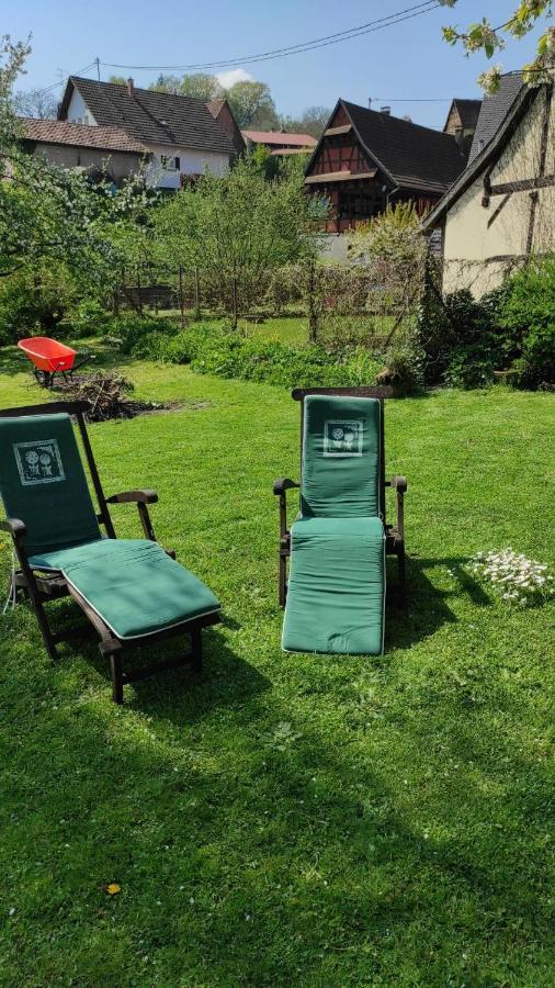 Au Petit Ruisseau-etage Et Combles-maison Alsacienne 4 Personnes 4 Nuitees Minimum Ferienhaus Langensoultzbach